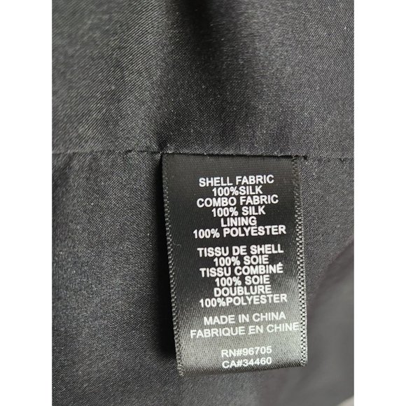 Rebecca Taylor Women's Sz. 2 100% Silk Floral Cinched Waist Dress - Picture 5 of 7